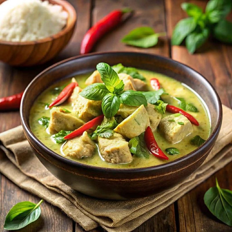 Green Curry (Gai-Moo-Kung-Pla)